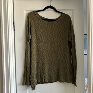 Long sleeve green shirt
